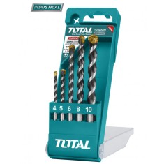 Set burghie pentru beton Total Industrial - 5 buc