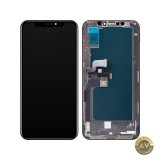Display cu Touchscreen ZY pentru Apple iPhone XS cu Rama Versiune LCD In-Cell Negru