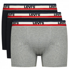 Boxerii Levi&amp;#039;s Boxer 3 Pairs Briefs 37149-0544 negru foto