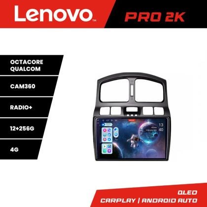Navigatie Hyundai Santa Fe 2000-2006 Android radio gps internet 8 core QLED 2K 12+256 360 Lenovo CarStore Technology