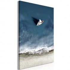 Tablou canvas - Yacht la mare - 90 x 60 cm foto