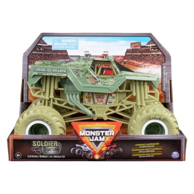 MONSTER JAM MASINUTA METALICA SOLDIER FORTUNE SCARA 1:24 foto