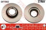 Disc frana RENAULT TRAFIC I platou / sasiu (PXX) (1989 - 2001) TRW DF1002