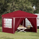 vidaXL Cort de Petrecere Pop-up Burgundy 288 x 288 x 245 cm 42019774