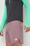 The North Face pantaloni scurti sport Limitless barbati, culoarea violet