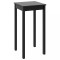 Masa de bar din MDF, negru, 55 x 55 x 107 cm
