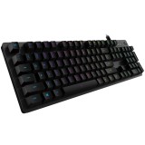 LOGITECH G512 CARBON LIGHTSYNC RGB Mechanical Gaming Keyboard with GX Brown switches-CARBON-US INTL-USB &amp;quot;920-009352&amp;quot; (timbru verde 0.8 lei)