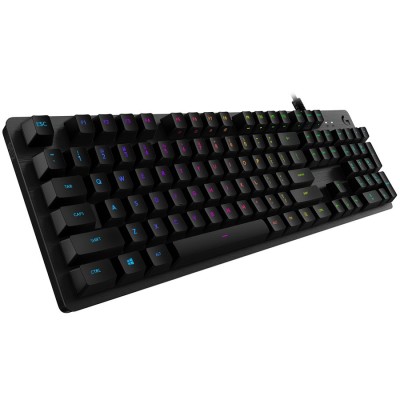 LOGITECH G512 CARBON LIGHTSYNC RGB Mechanical Gaming Keyboard with GX Brown switches-CARBON-US INTL-USB &amp;quot;920-009352&amp;quot; (timbru verde 0.8 lei) foto