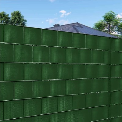 Panou de gard pentru intimitate in gradina, PVC, 35 x 0.19 m, verde Household NewTrend foto