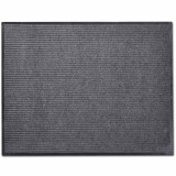 Covoras intrare vidaXL, gri, 90x60 cm, PVC, antiderapant, poliester