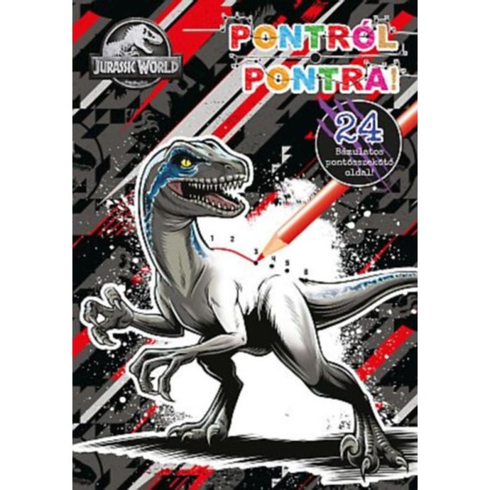 Jurassic World - Pontr&oacute;l pontra! - 24 B&aacute;mulatos pont&ouml;sszek&ouml;tő oldal!