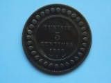 5 CENTIMES TUNISIA 2016