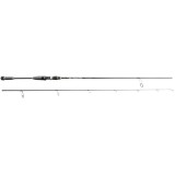 Lanseta spinning Okuma Inspira 1.95m, 2 segmente, actiune 0-7g, carbon 30T, inele Fuji Alconite &amp; Seaguide XO