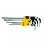 Set chei imbus hexagonale 1.5-10 mm, 9 piese, otel CR-V Topmaster
