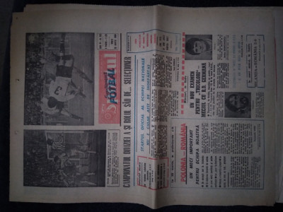 ZIARUL SPORTUL SUPLIMENT FOTBAL 25 MARTIE 1988 foto