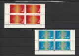 ROMANIA 1971 LP 762 COLABORAREA CULTURAL-ECONOMICA BLOCURI DE 4 TIMBRE MNH