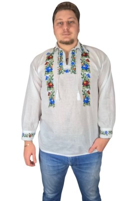 Bluza tip ie barbati RB 2, alb crystal/olive , marimea S foto