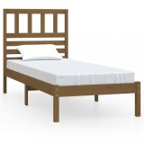 Cumpara ieftin Cadru de pat, maro miere, 100x200 cm, lemn masiv de pin