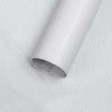 Folie colantare auto Carbon 3D - Alb (3m x 1,27m), AVEX