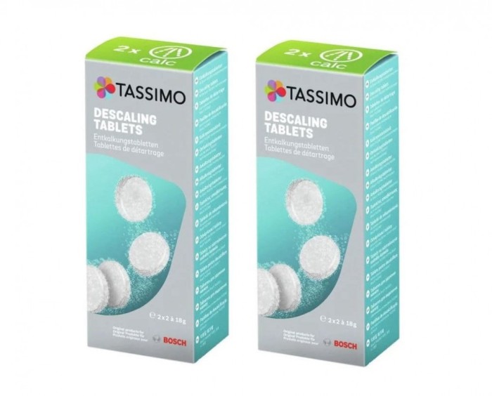 Pastile decalcifiere pentru espressor, TASSIMO 00311909, TCZ6004, 8 bucati pentru 4 utilizari
