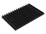 Radiator Extrudat cu Aripioare Negru 100x159x10 mm