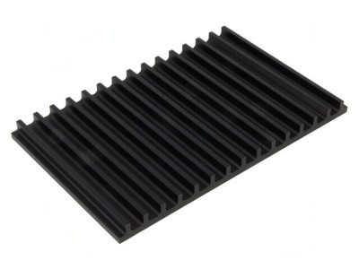 Radiator Extrudat cu Aripioare Negru 100x159x10 mm foto