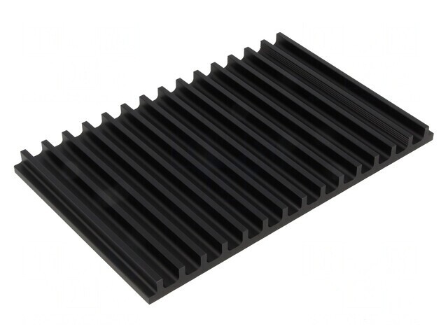 Radiator Extrudat cu Aripioare Negru 100x159x10 mm