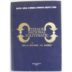 TEZAUR NATIONAL POLITEMATIC , VOLUMUL II : SCHEME CU SAGETI , 1973