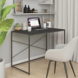 VidaXL Birou de computer, negru, 110x60x70 cm, lemn prelucrat