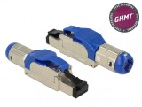 Conector de asamblat RJ45 Cat 8 pentru fir solid metalic, Delock 86487