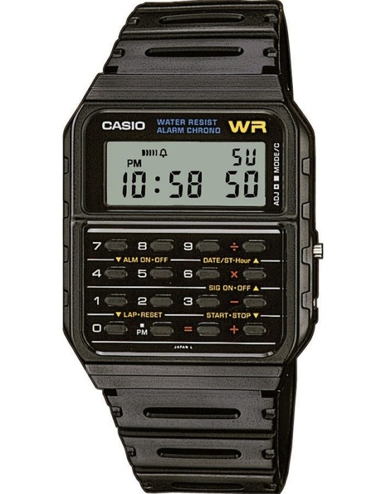 Ceas Casio, Vintage Edgy Calculator CA-53W-1ER - Marime universala