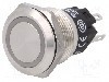 Intrerupator anti-vandalism, ON-(ON), &Oslash;19mm, EAO, 82-5151.1113