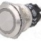 Intrerupator anti-vandalism, ON-(ON), &Oslash;19mm, EAO, 82-5151.1113