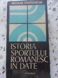 ISTORIA SPORTULUI ROMANESC IN DATE-NICOLAE POSTOLACHE