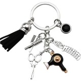 Breloc pentru hairstylisti, elegant pentru frizeri si coafeze, multicolor