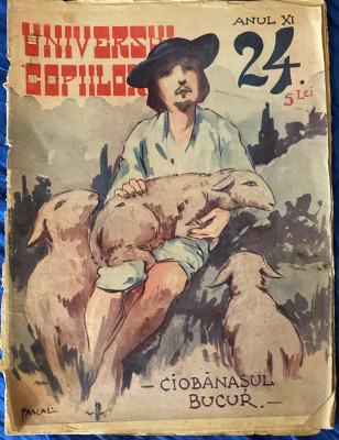 UNIVERSUL COPIILOR SI AL TINERETULUI(Anul XI,Nr.24/5 iunie 1935)UZATA,COMPLETA! foto