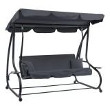 Balansoar de grădină Pegi gri