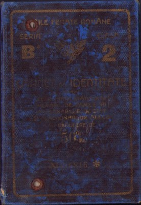 HST P2/737 Carnet de identitate CFR 1930 foto