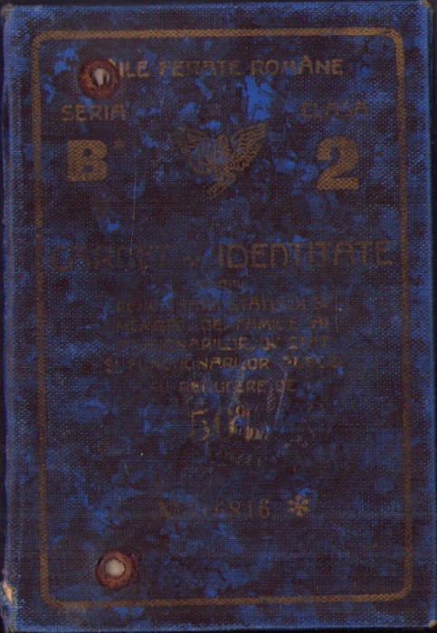 HST P2/737 Carnet de identitate CFR 1930