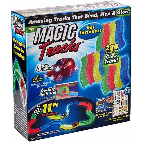 Pista flexibila curse masinute,Magic Tracks din 220 piese