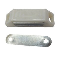 Magnet inchidere usa mobila, alb, 60 mm