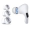 [Pachet 3x] Dopuri casti AirPods Pro 1 2 Techsuit ET1, alb
