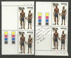 Kenya 1981 Costumes x 4, Kamba, MNH S.169 foto