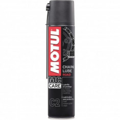 Spray lubrifiant pentru lanturi Motul Chain Lube Road C2, 400ml