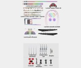 Lumini ambientale dedicate Tesla Model Y 2020-2023, RGB Acrilice 31 in 1 Dinamice cu efect symphony, Control din Aplicatie Bluetooth Display original