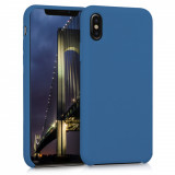 Husa pentru Apple iPhone X / iPhone XS, Silicon, Albastru, 42495.116, Carcasa, Kwmobile