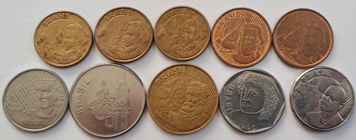Brazilia, Lot monede