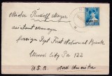 ROMANIA 1930 LP 83 r VALOAREA 10 LEI MIHAI I SUPRATIPAR 8 IUNIE 1930 /PLIC BRASOV-S.U.A. STAMPILA BOD