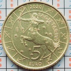 San Marino 5 Euro (Sagittarius) 2020 UNC - tiraj 16.000 - km 593 - A039