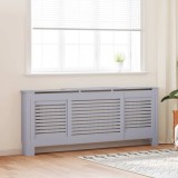 VidaXL Mască pentru calorifer, gri, 205 cm, MDF